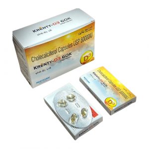KRENTY D3 60KSoftgel Capsules