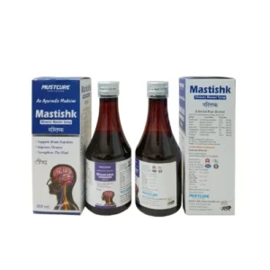 Herbal Brain Booster with extracts including Brahmi, Ashwagandha, and Shankhpushpi