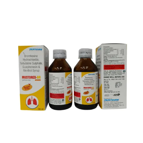 Bromhexine, Terbutaline, Guaiphenesin, Menthol Syrup