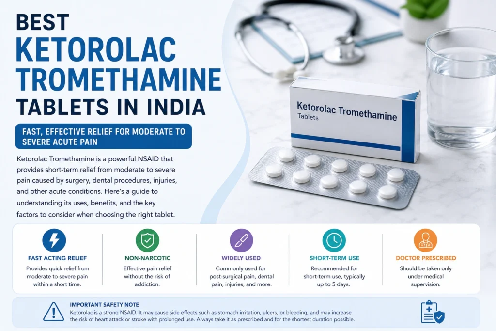 Best Ketorolac Tromethamine Tablets in India