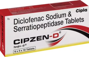 Diclofenac Sodium (50mg) + Serratiopeptidase (10mg) / Cipzen-D
