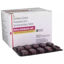 Diclofenac Potassium 50mg + Paracetamol 325mg + Serratiopeptidase 15mg/ Diclogesic-SP