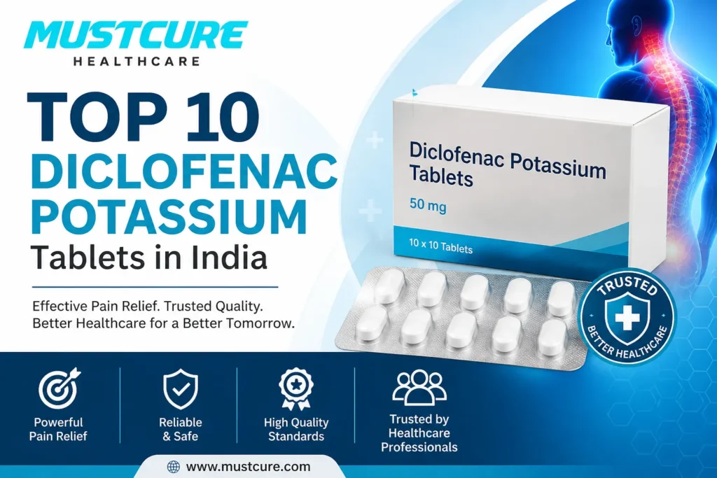 Top 10 Diclofenac Potassium Tablets in India